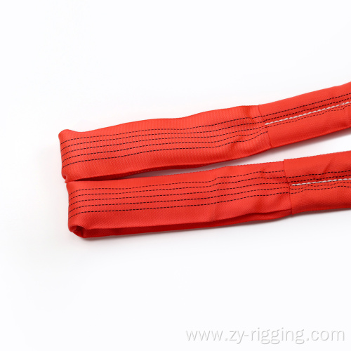 high quality Red Lifting Round Sling polyester